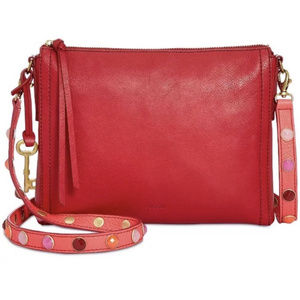 Fossil crosbody strap neon coral - just the strap new in box